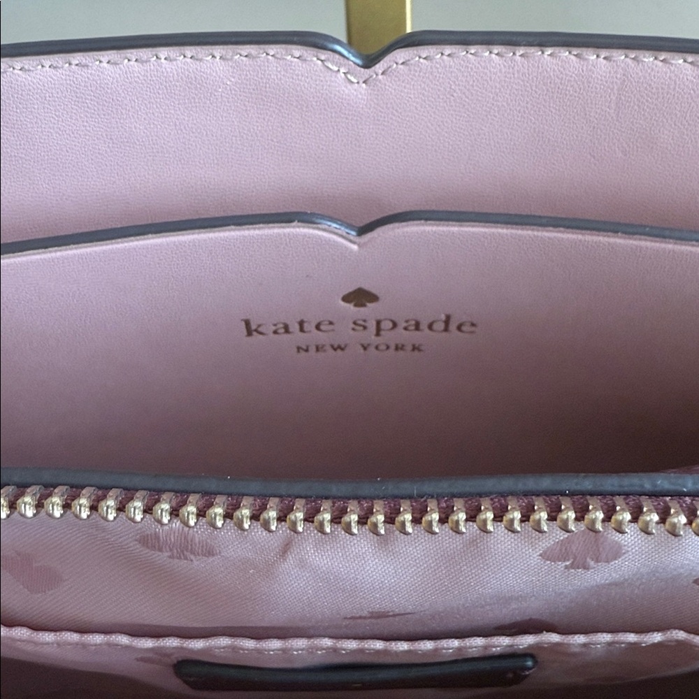 KATE SPADE ♠️ New York "Tippy" SMALL TRIPLE COMPARTMENT SATCHEL BAG 🌟EUC🌟 - Picture 11 of 17